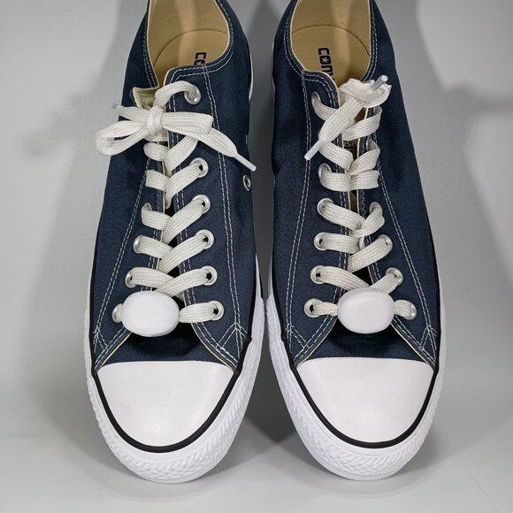 Converse Chuck Taylor All Star Christmas Theme Navy Canvas Men's Size 12 M9697 - Picture 4 of 9